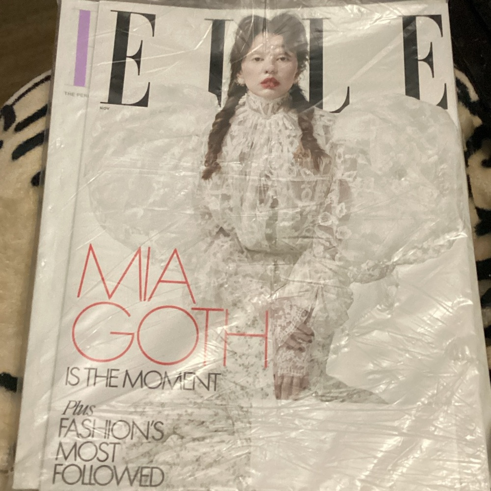 Elle Magazine with Mia Goth Cover